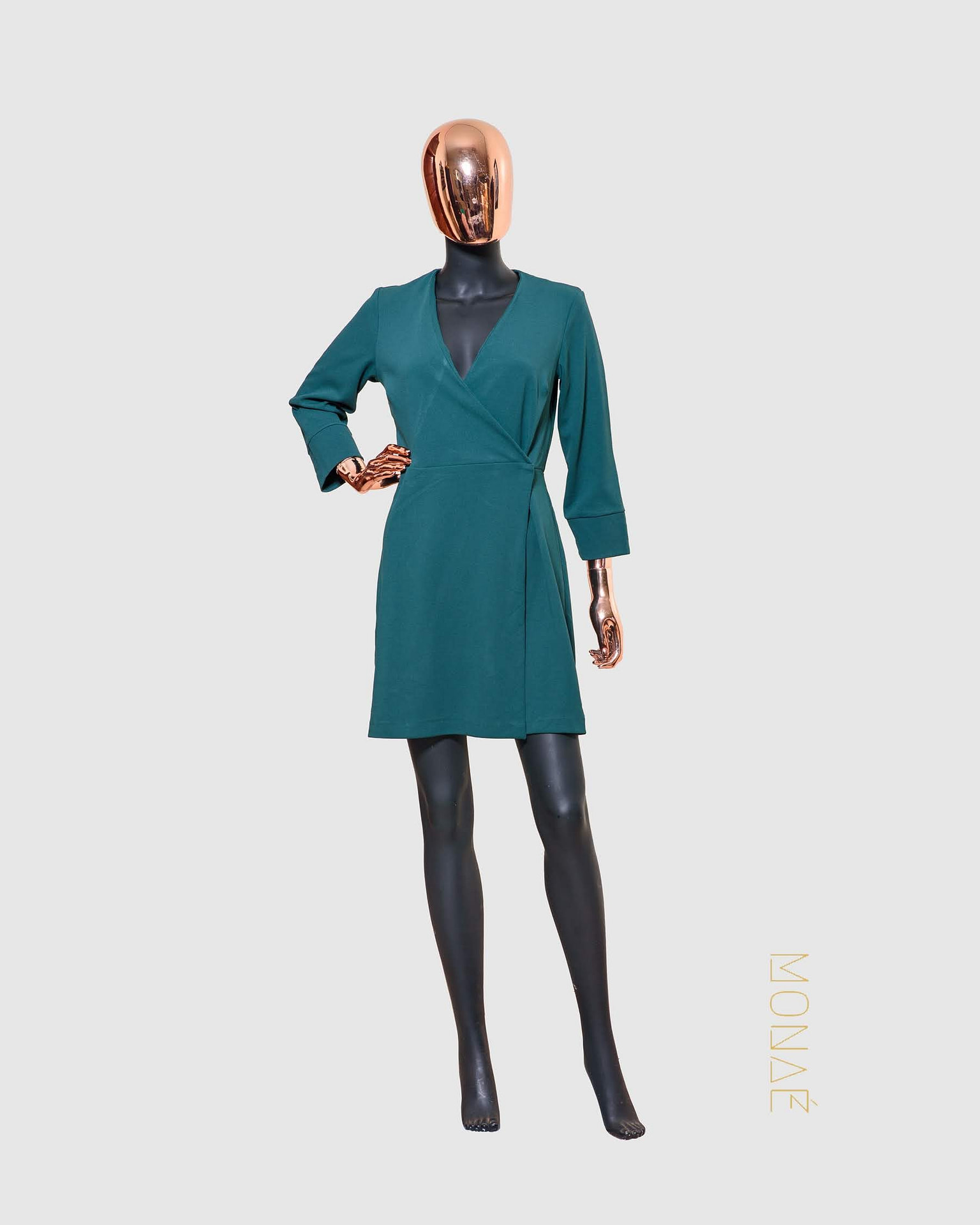 wrap dress in store